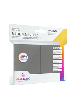 Gamegenic - Matte Prime Sleeves Dark Grey (100 Sleeves)