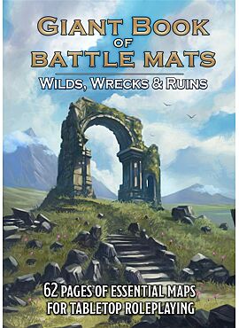 The Giant Book of Battle Mats Wilds, Wrecks & Ruins 