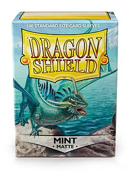 Dragon Shield Standard Sleeves - Matte Mint (100 Sleeves)