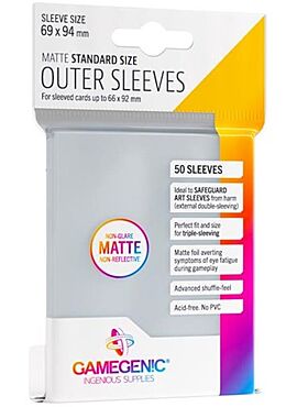 Outer Sleeves Matte Standard Size (50)