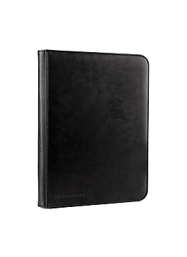 Toploader Binder Zipped 9-pocket Black