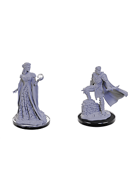  Critical Role Unpainted Miniatures: Xhorhasian Mage & Xhorhasian Prowler