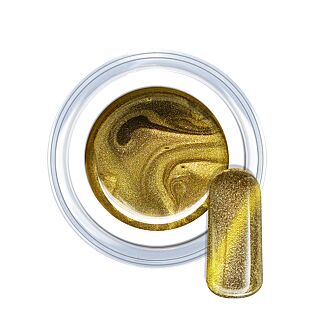 Cat-Eye Metallic Gold