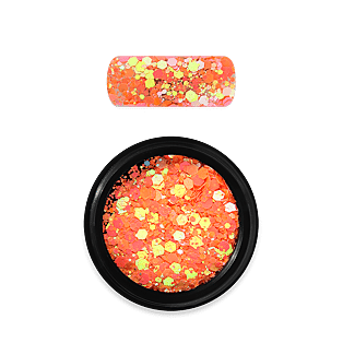 Holo Glitter Mix Chameleon Light Orange 