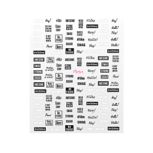 Nail Art Sticker N° 11