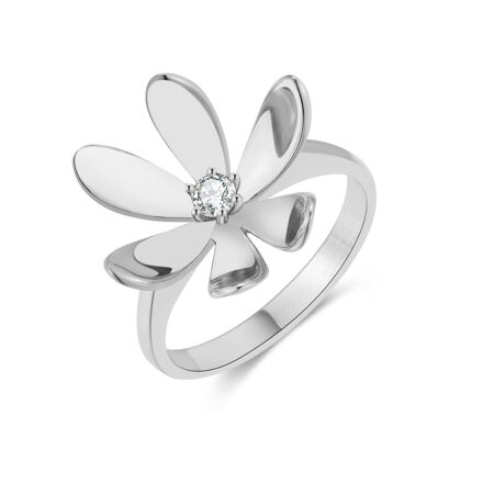 Bague fleur argent 2025