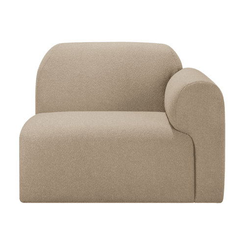Bulky modular sofa endseat L 