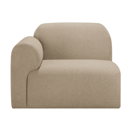 Bulky modular sofa endseat R