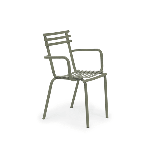 Ethimo Flower tuinstoel met armleuningen