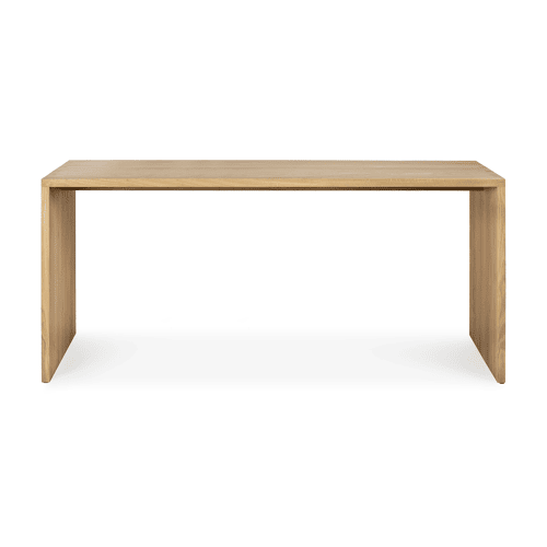 Oak U Desk