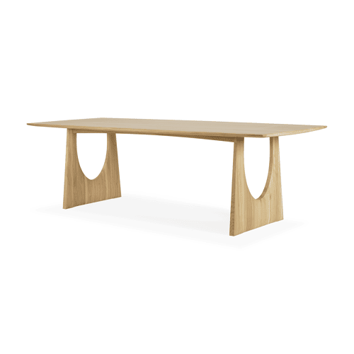 Geometric dining table