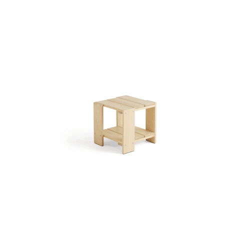 Crate side table