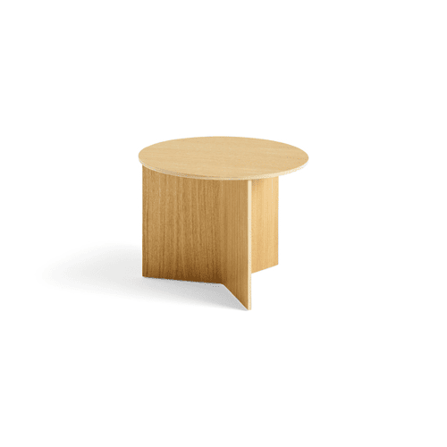 Slit table wood round