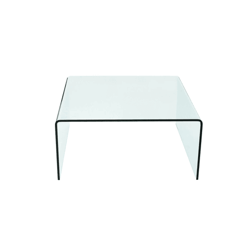 Beau glazen salontafel vierkant