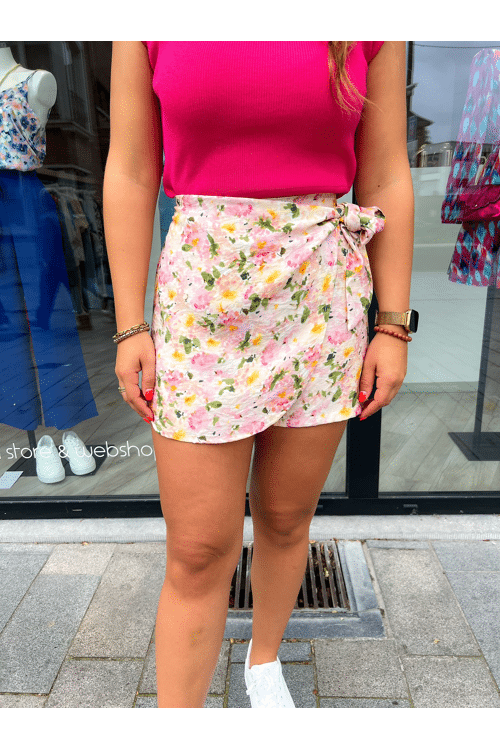 flower skort