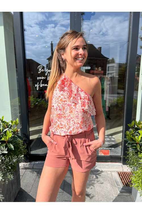 One shoulder top liz