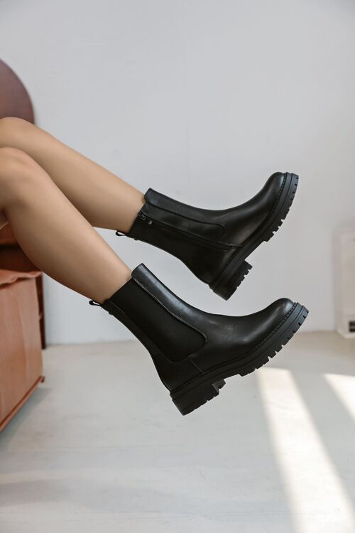 Basic black boots