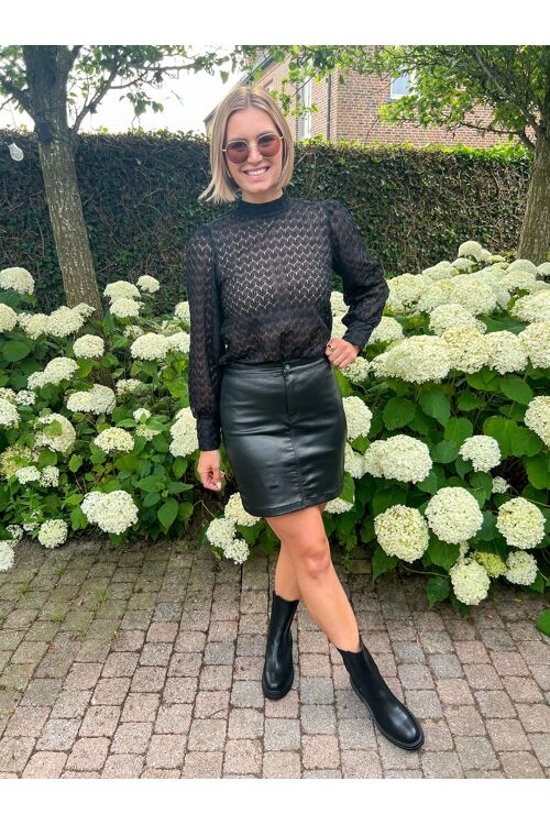 Leatherlook skirt