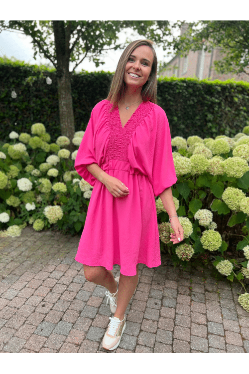 Pink pop dress