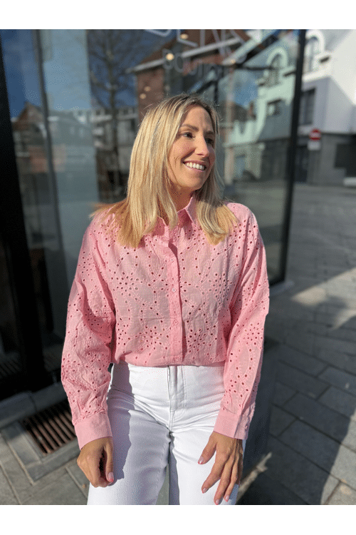 Pink blouse Fleur