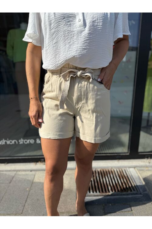 lurex belt short