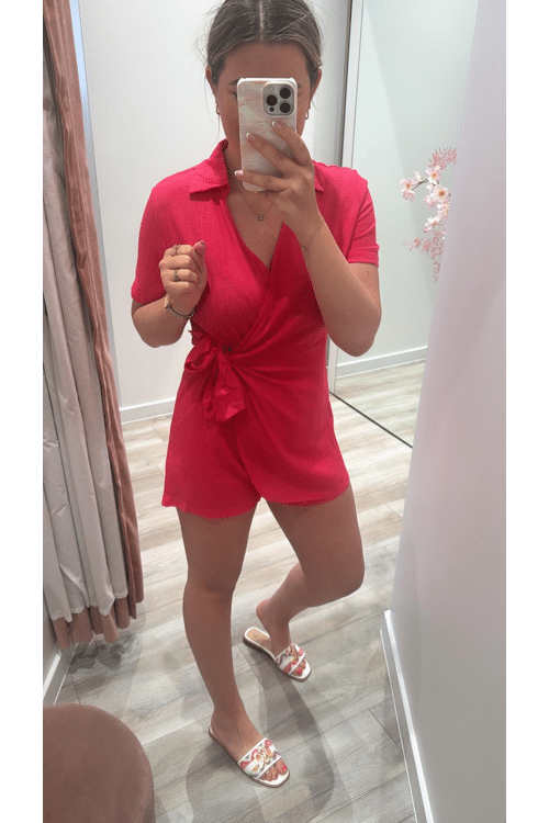 Pink playsuit 