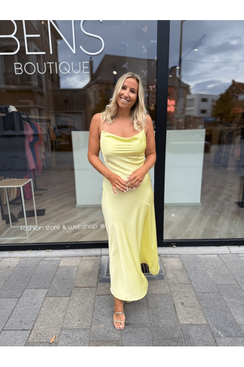 Satin maxidress