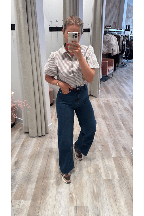 Darkblue wide jeans 