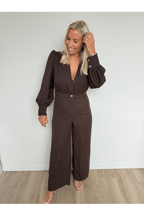 Brown chique jumpsuit
