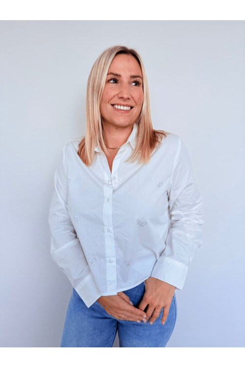 Spark bow blouse W