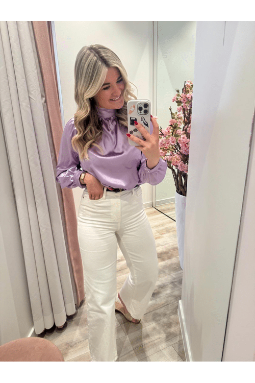 Blouse lila flow