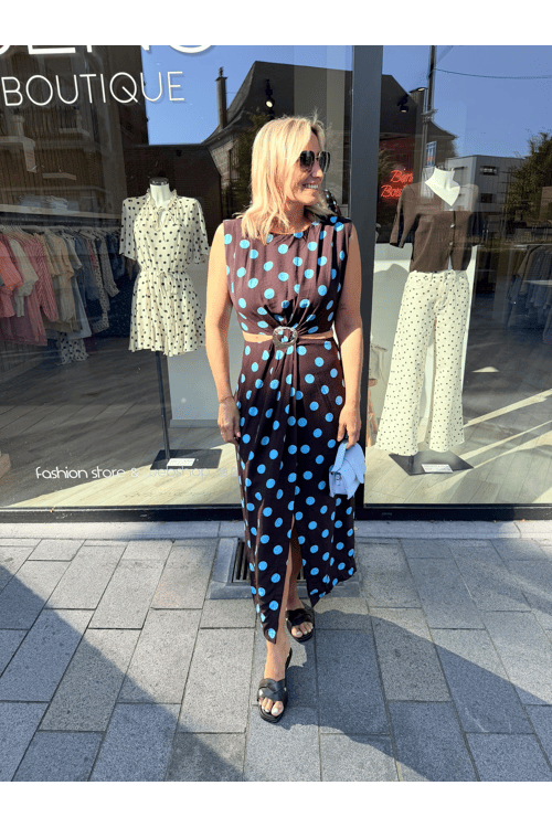 polka summer dress