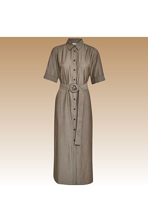 KLEEDJE BESSIE SHIRT MAXI DRESS