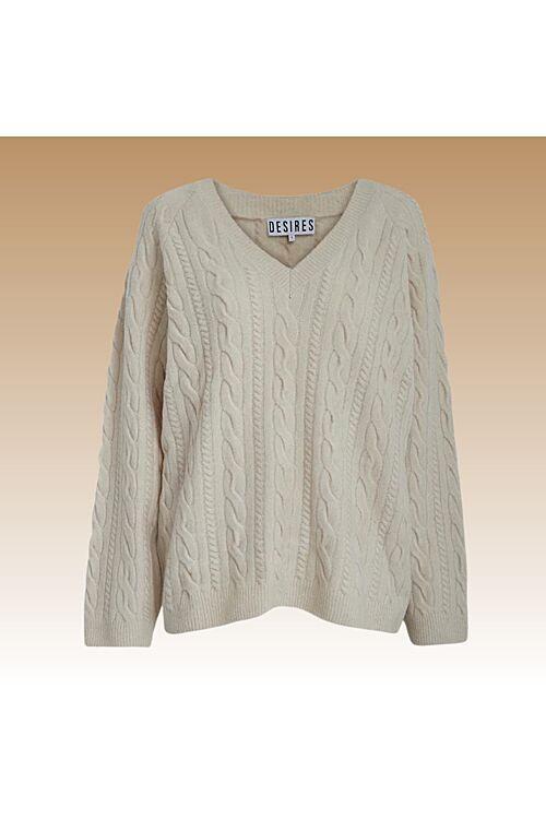 TRUI PHILIPA GRS CABLE KNIT PULLOVER