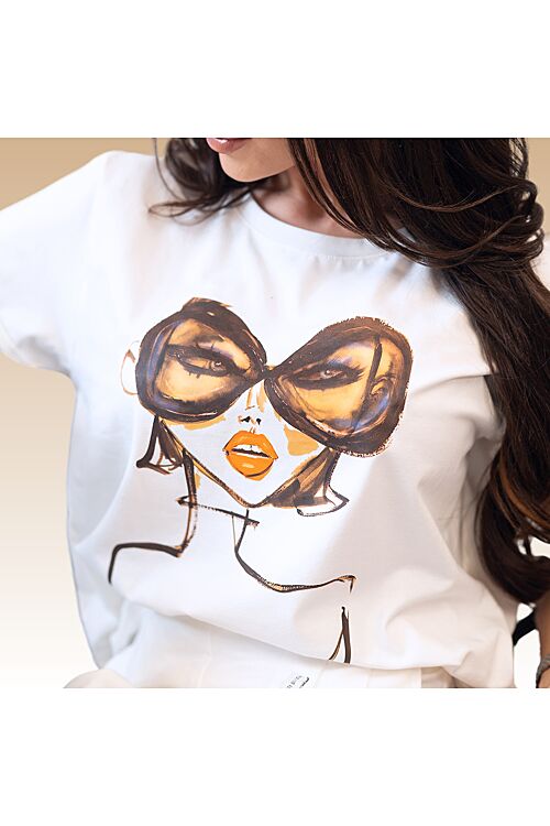 T-SHIRT ORANGE LIPS