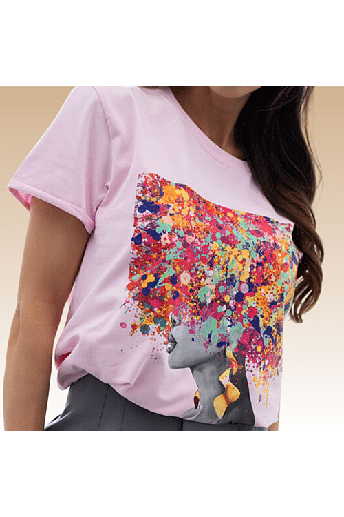 T-SHIRT ART GIRL