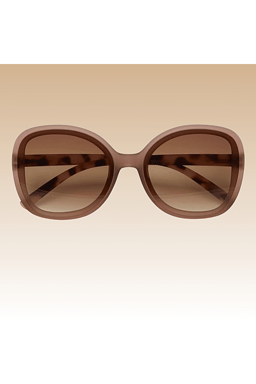 ZONNEBRIL ANNA TRANSPARENT BROWN