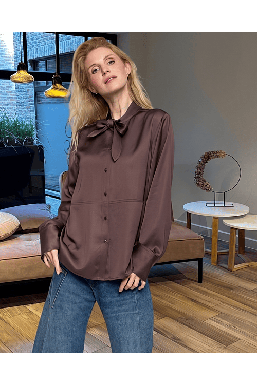 BLOUSE CHOCOLATE