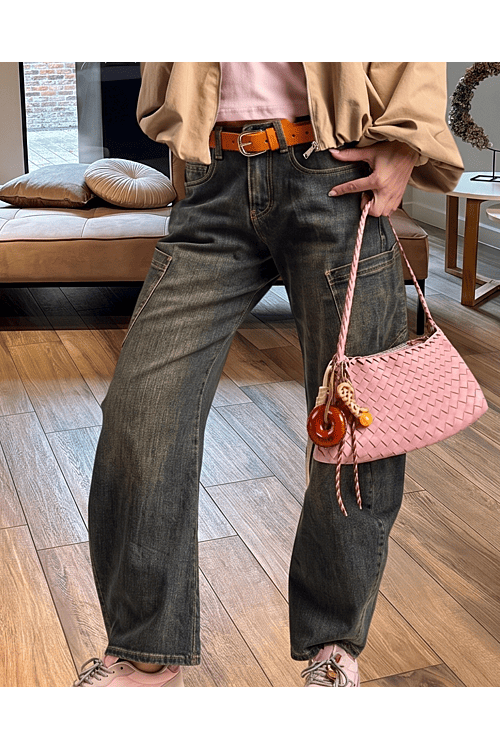 BROEK BALLOON PANTS DENIM
