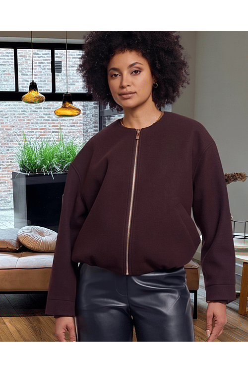JAS MONA BOMBER CHOCOLATE BEAN