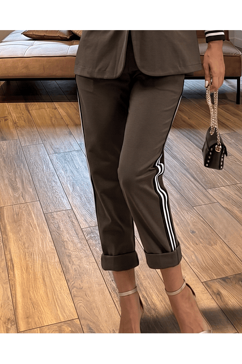 BROEK TROUSERS WITH FRINGE