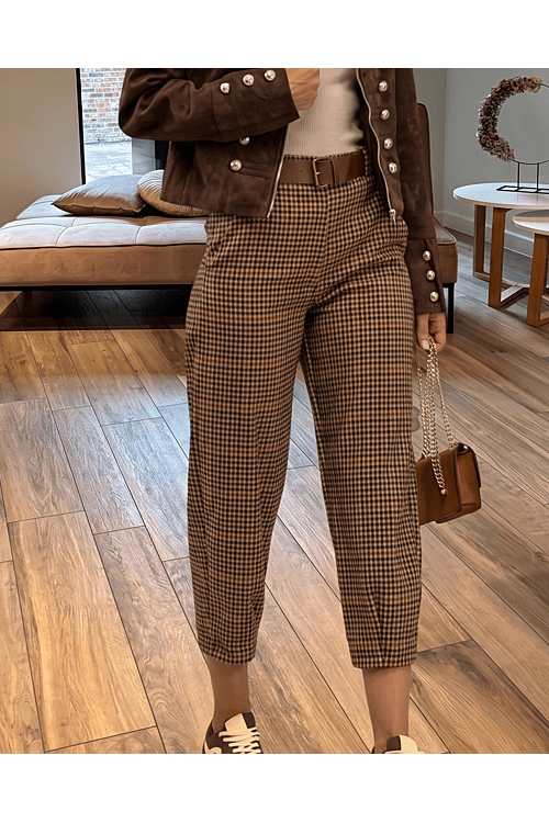 BROEK BALLOON PANTS CHOCOLATE