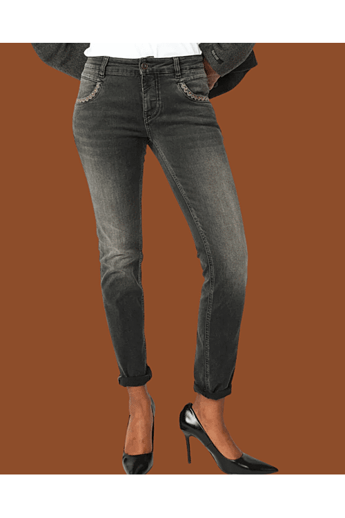 BROEK NAOMI PERLA GRIGIO JEANS