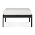 Teak black / Off white cushion