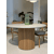 Concrete/ teak