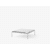 Dark chrome frame bianco carrera marble