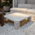 Unfilled travertine