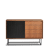 walnut/black