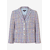 multicoloured check boucle