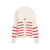 placed white red stripe